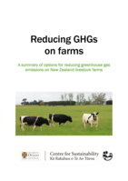 Reducing GHGs on farms