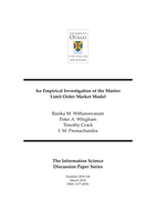 An empirical investigation of the Maslov limit order market model