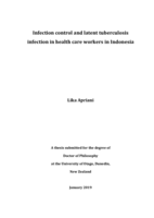 Infection control and latent tuberculosis infection in health care workers in Indonesia