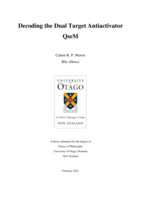 Decoding the dual target antiactivator QseM