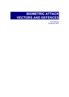Biometric attack vectors and defences