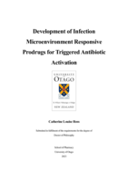 Development of infection microenvironment responsive prodrugs for triggered antibiotic activation
