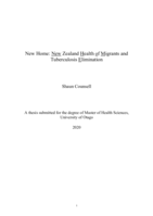New Home: New Zealand Health of Migrants and Tuberculosis Elimination