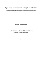 Open-source automated insulin delivery in type 1 diabetes. Equitable utilisation of advanced diabetes technologies to address pervasive inequities in diabetes health outcomes.