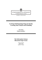 Evolving self-organizing maps for on-line learning, data analysis and modelling