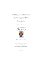 Modelling and inference for electromagnetic flow tomography