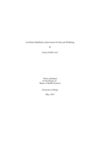 An Online Mindfulness Intervention for Pain and Wellbeing