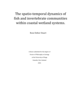 The spatio-temporal dynamics of fish and invertebrate communities within coastal wetland systems