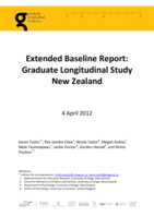 Extended Baseline Report: Graduate Longitudinal Study