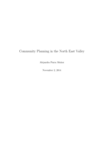 Community planning in North East Valley