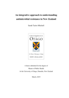 An integrative approach to understanding antimicrobial resistance in New Zealand