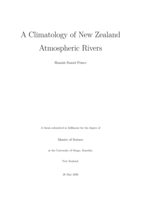 A Climatology of New Zealand Atmospheric Rivers