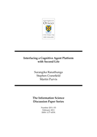 Interfacing a cognitive agent platform with Second Life