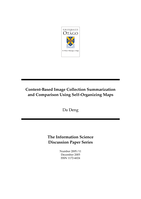 Content-based image collection summarization and comparison using self-organizing maps