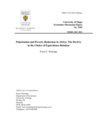 Polarisation and Poverty Reduction in Africa: The Devil is in the Choice of Equivalence Relation