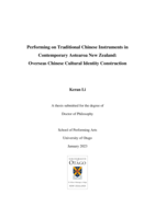 Performing on traditional Chinese instruments in contemporary Aotearoa New Zealand: Overseas Chinese cultural identity construction