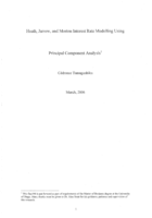 Heath, Jarrow and Morton interest rate modelling using principal component analysis