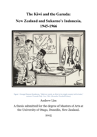 The Kiwi and the Garuda: New Zealand and Sukarno's Indonesia, 1945-1966