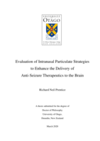 Evaluation of intranasal particulate strategies to enhance the delivery of anti-seizure therapeutics to the brain