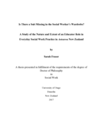 Is there a suit missing in the social worker's wardrobe? A study of the nature and extent of an educator role in everyday social work practice in Aotearoa New Zealand