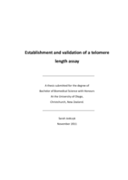 Establishment and validation of a telomere length assay