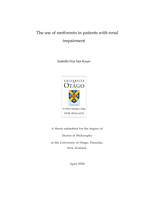 The use of metformin in patients with renal impairment