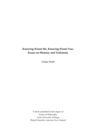 Knowing (from) me, knowing (from) you: Essays on memory and testimony