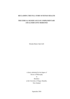 Reclaiming the full story of human health : the ethical significance of complementary and alternative medicines