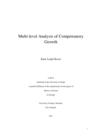 Multi-level analysis of compensatory growth