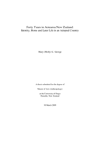 Forty Years in Aotearoa New Zealand: Identity, Home and Later Life in an Adopted Country