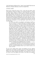 'Our Old Friends and Recent Foes': James Cowan, Rudall Hayward and Memories of Natural Affections in the New Zealand Wars