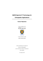 MARS Spectral CT Technology for Orthopaedic Applications