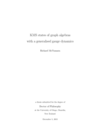 KMS states of graph algebras with a generalised gauge dynamics
