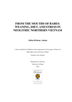 From the mouths of babes: Weaning, diet, and stress in Neolithic Northern Vietnam