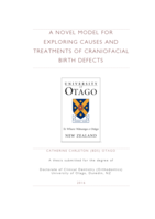 A novel model for exploring causes and treatments of craniofacial birth defects