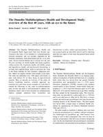 The Dunedin Multidisciplinary Health and Development Study: Overview of the first 40 years, with an eye to the future