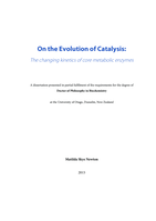 On the Evolution of Catalysis: The changing kinetics of core metabolic enzymes
