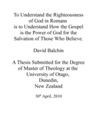 The Righteousness of God in Romans