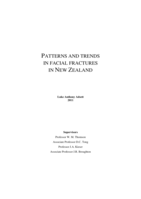 Patterns and trends in facial fractures in New Zealand