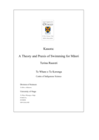 Kauora: A theory and praxis of swimming for Māori