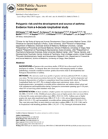 Polygenic risk and the development and course of asthma: an analysis of data from a four-decade longitudinal study