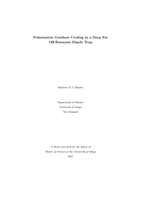 Polarization Gradient Cooling in a Far Off-Resonant Dipole Trap