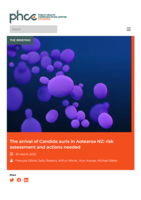 The arrival of Candida auris in Aotearoa NZ: risk assessment and actions needed
