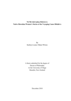Nā Mo'okū'auhau Holowa'a: Native Hawaiian women's stories of the voyaging canoe Hōkūle'a
