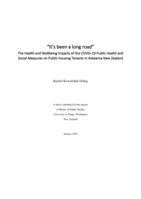 "It’s been a long road": The Health and Wellbeing Impacts of the COVID-19 Public Health and  Social Measures on Public Housing Tenants in Aotearoa New Zealand