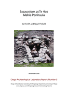 Excavations at Te Hoe Mahia Peninsula