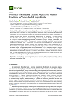 Potential of Extracted Locusta Migratoria Protein Fractions as Value-Added Ingredients
