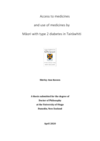 Access to medicines and use of medicines by Māori with type 2 diabetes in Tairāwhiti