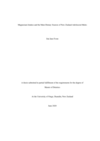 Magnesium Intakes and the Main Dietary Sources of New Zealand Adolescent Males