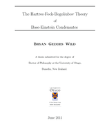 The Hartree-Fock-Bogoliubov Theory of Bose-Einstein Condensates